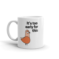 White glossy mug